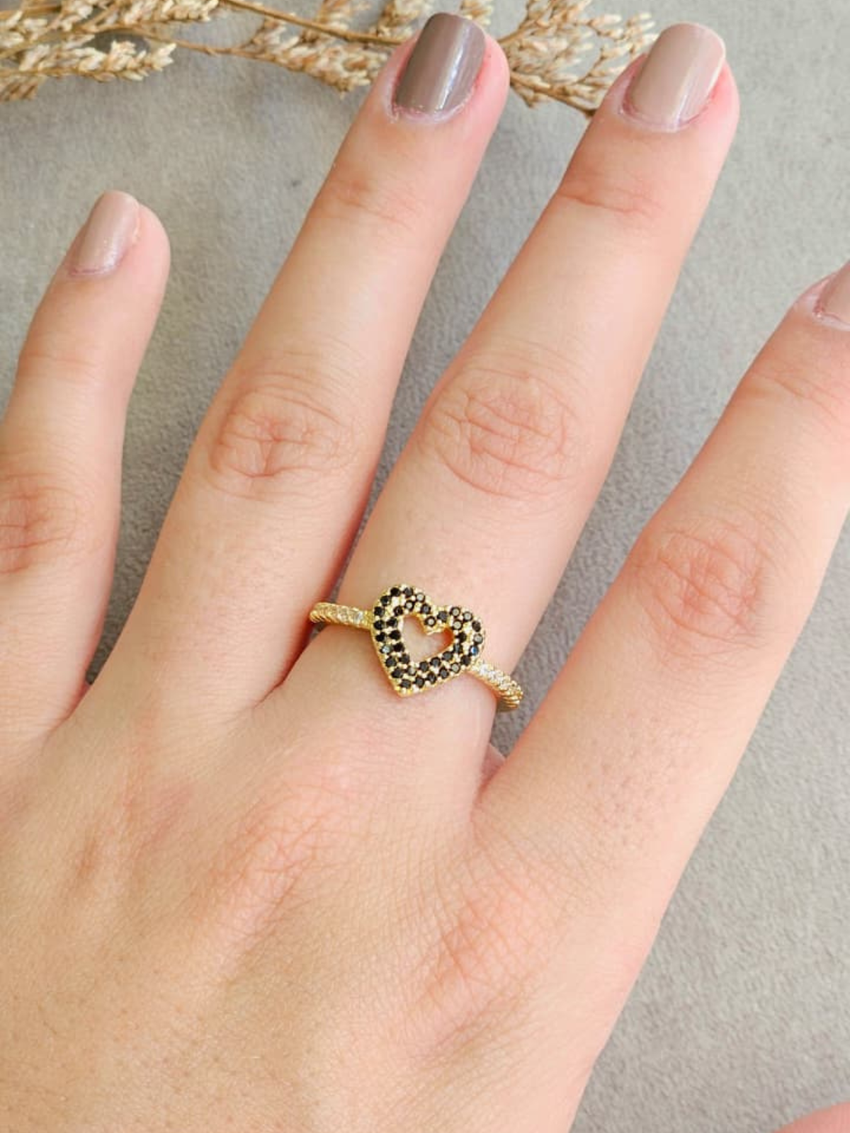 Anillo corazon Cover Gold